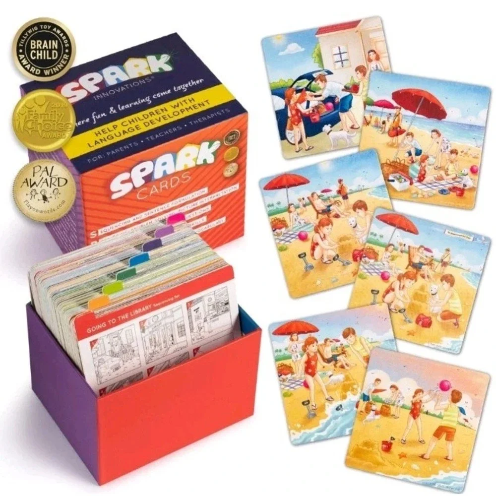 SPARK Cards SLP Sequencing Picture 48 Cards Language Improvement. New Open Box